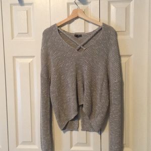 Sweater with Crossed Strings from Express